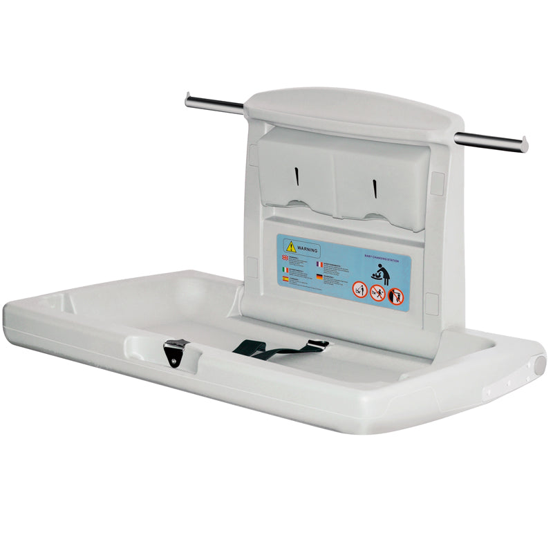 Baby Change Table Horizontal HDPE Light Grey