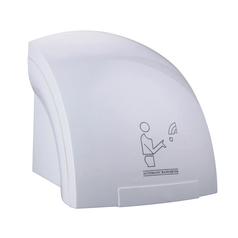 White ABS Plastic Hand Dryer 1800W Brushless motor