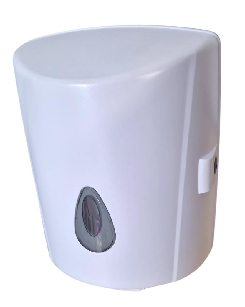 Dispenser Centre Feed Paper Towel White, Lockable Poly Single