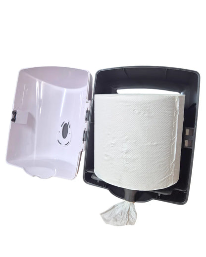 Dispenser Centre Feed Paper Towel White, Lockable Poly Single
